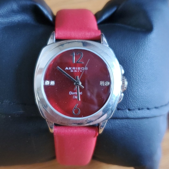 NWT Akribos XXIV diamond dial - Picture 2 of 5